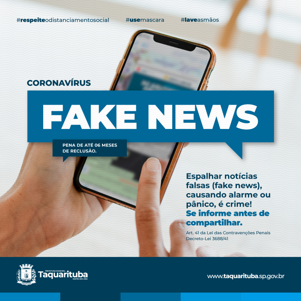 Notícia - Fake News: Desinformação Pode Gerar Conflitos - Prefeitura ...